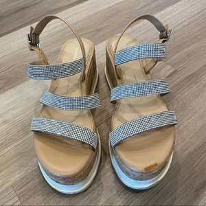Gianni Bini Platfrom Rhinestone Sandals